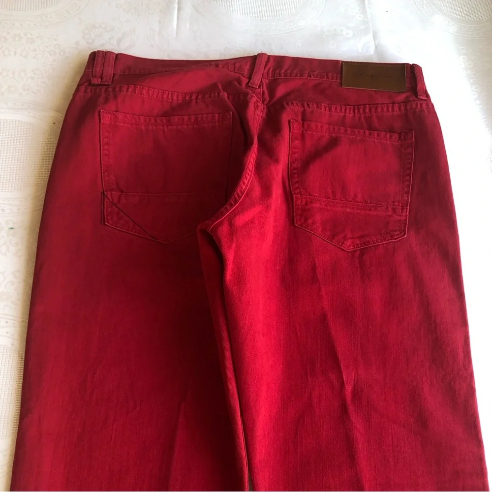 Sean John Clayton Slim Straight Red Jeans Denim Pants Men’s Size W36/L32 Casual